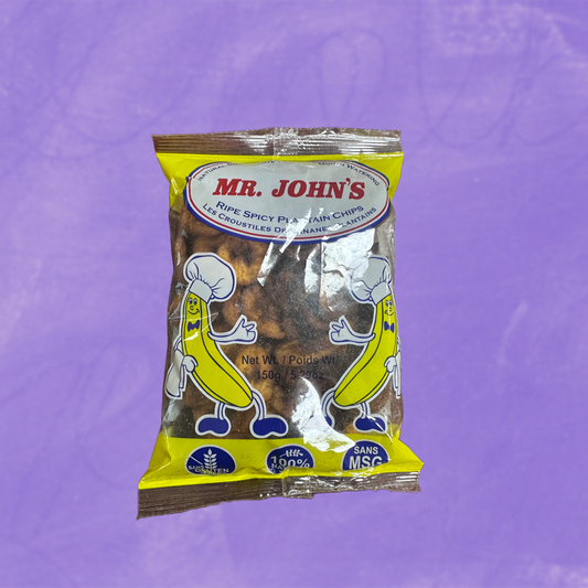Mr John’s Ripe Spicy Plantain chips