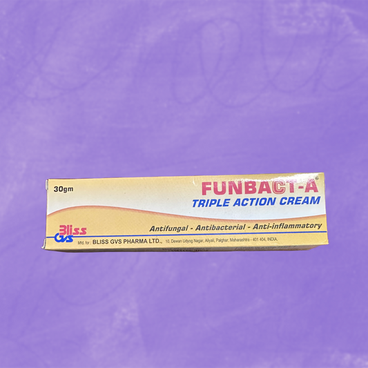 Funbact-A triple action cream